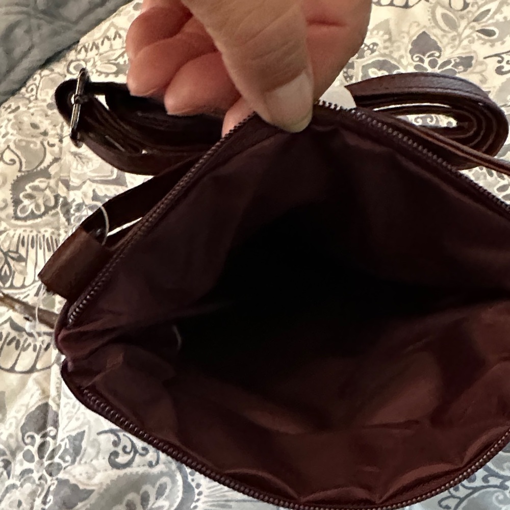 NWT Maze Brown Genuine Leather Crossbody Bag - Picture 5 of 6